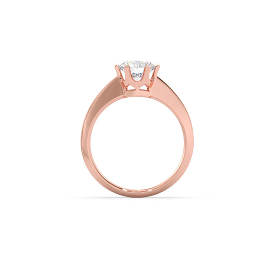 Six Prong Solitaire Engagement Ring 6.80mm