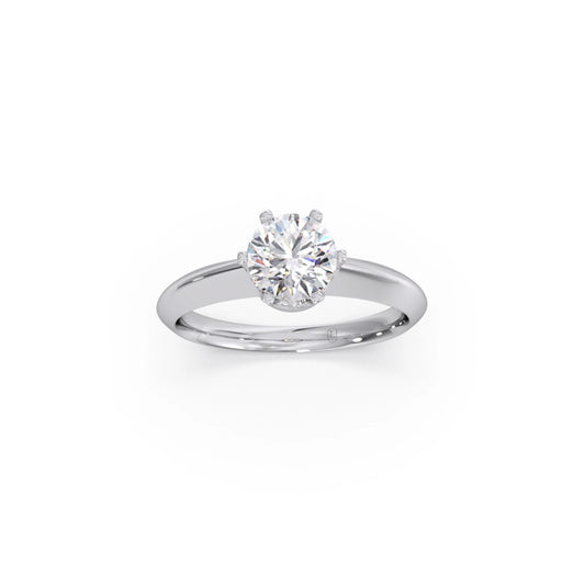 Six Prong Solitaire Engagement Ring 6.80mm