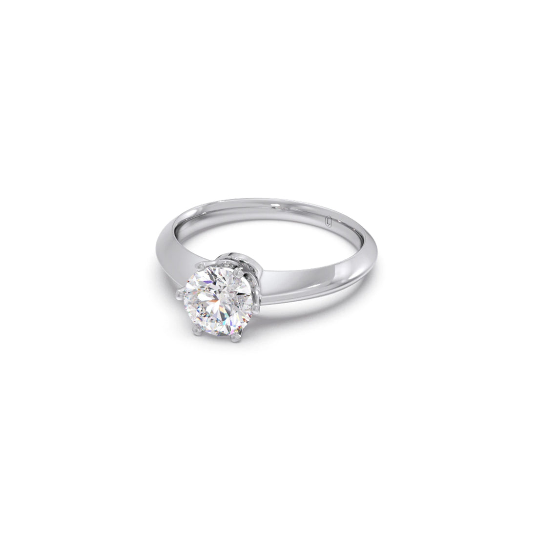 Six Prong Solitaire Engagement Ring 6.80mm