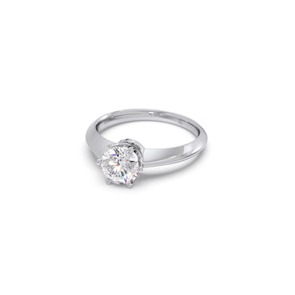 Six Prong Solitaire Engagement Ring 6.80mm