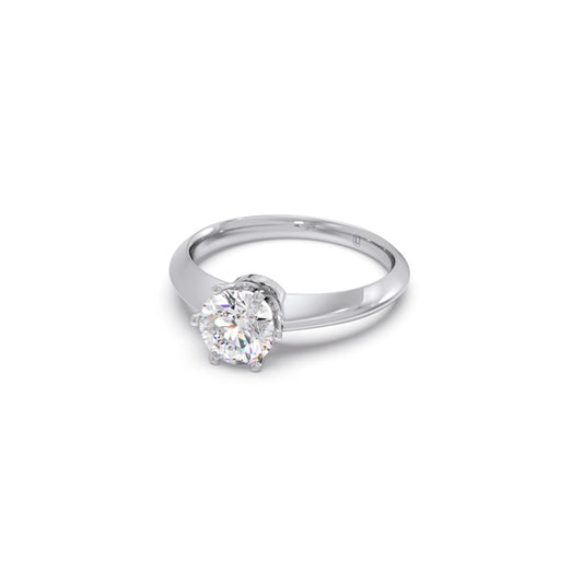 Six Prong Solitaire Engagement Ring 6.80mm