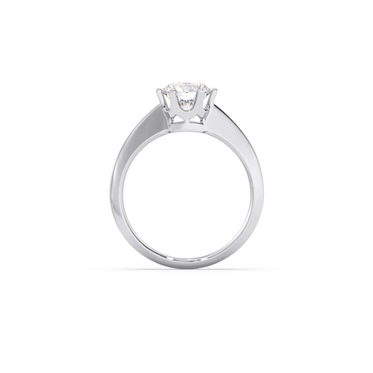 Six Prong Solitaire Engagement Ring 6.80mm