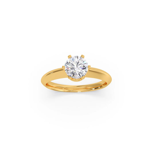 Six Prong Solitaire Engagement Ring 6.80mm