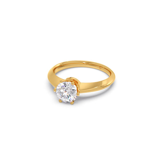 Six Prong Solitaire Engagement Ring 6.80mm