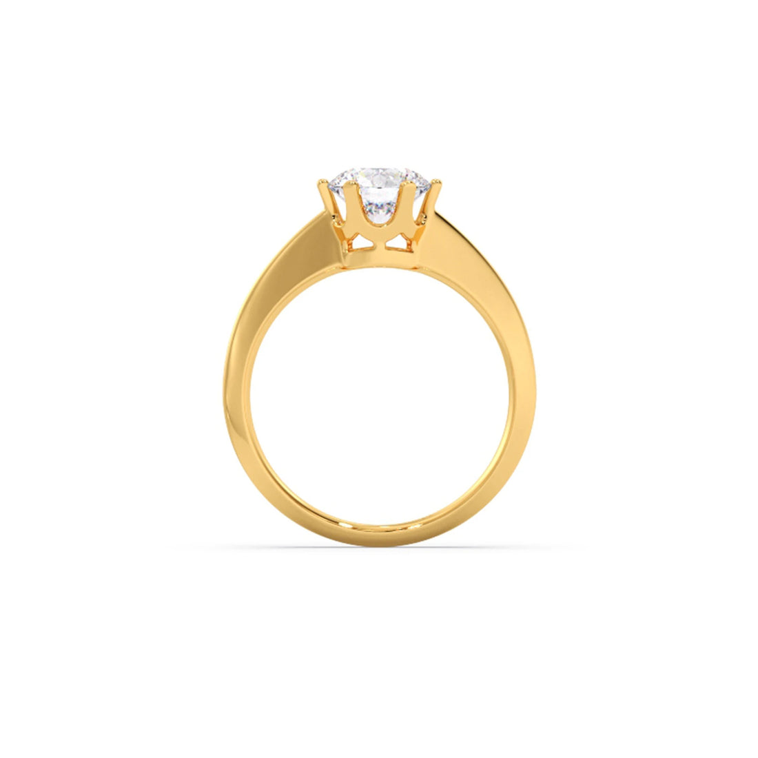 Six Prong Solitaire Engagement Ring 6.80mm