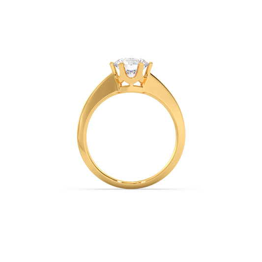 Six Prong Solitaire Engagement Ring 6.80mm
