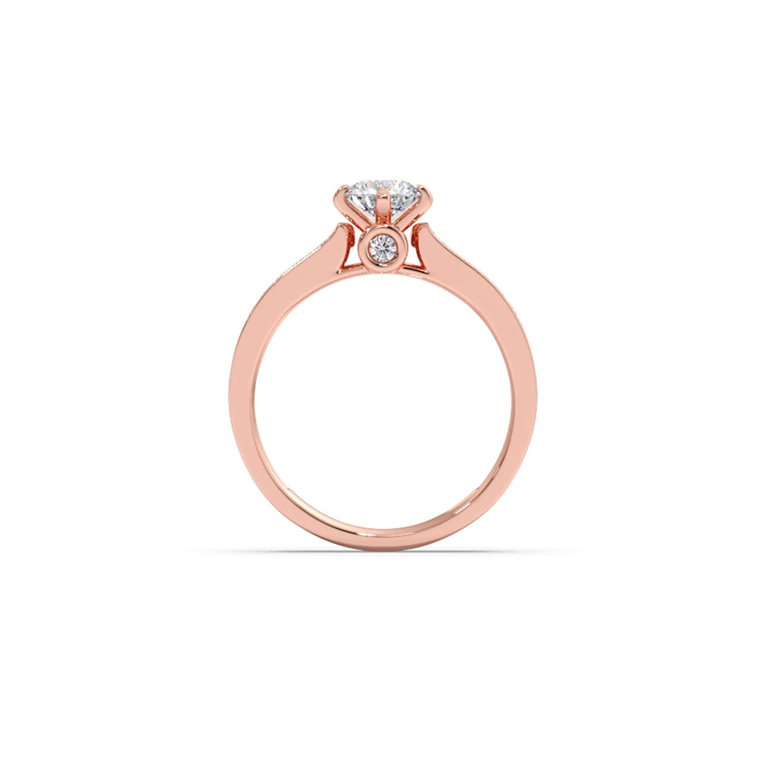 Round Diamond Accent Ring
