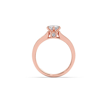 Round Diamond Accent Ring