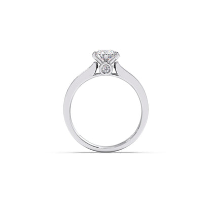 Round Diamond Accent Ring