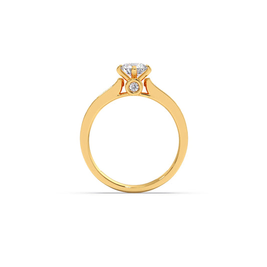 Round Diamond Accent Ring
