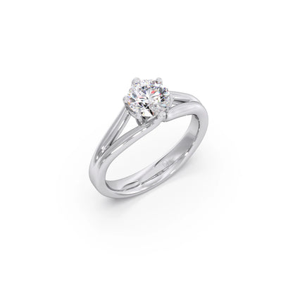 Oval Halo Diamond Engagement Ring