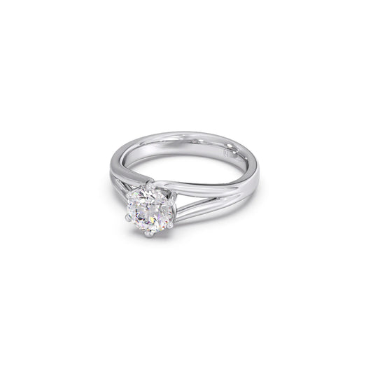Oval Halo Diamond Engagement Ring