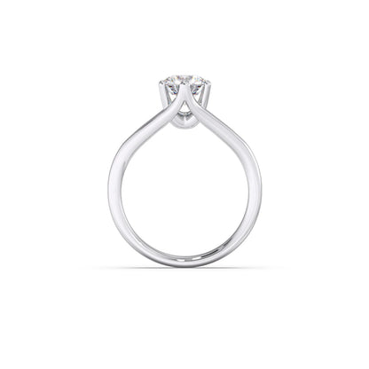 Oval Halo Diamond Engagement Ring