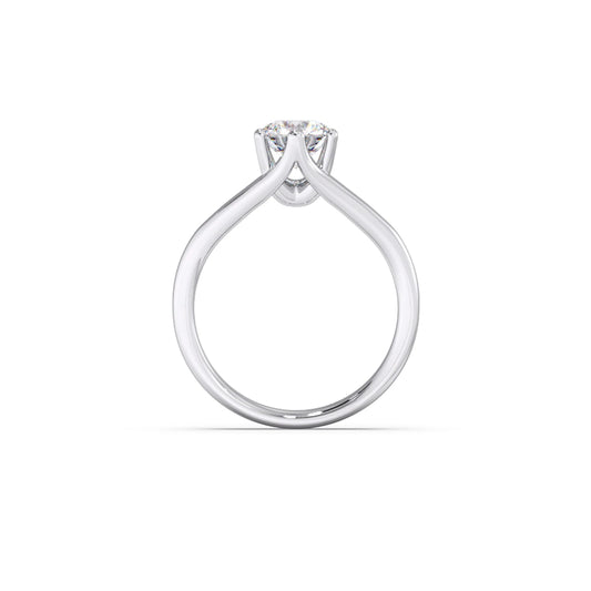 Oval Halo Diamond Engagement Ring