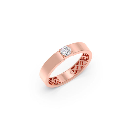 Classic Prong-Set Men's Band