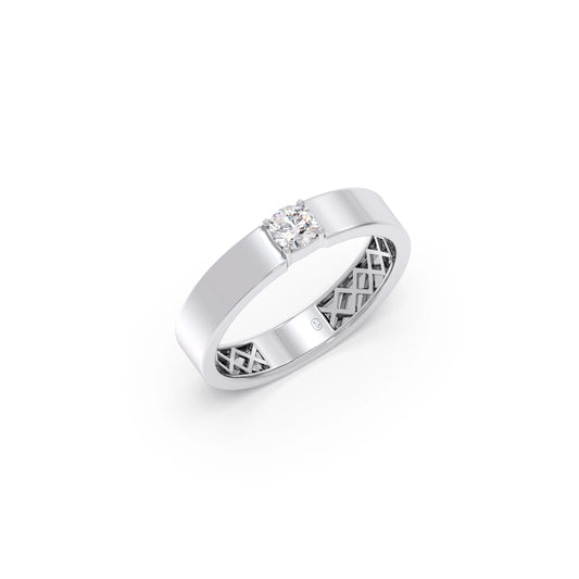 Classic Prong-Set Men's Band