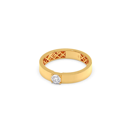 Classic Prong-Set Men's Band