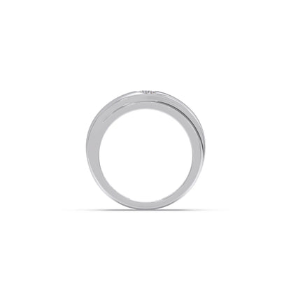 Sleek Twisted Solitaire Ring