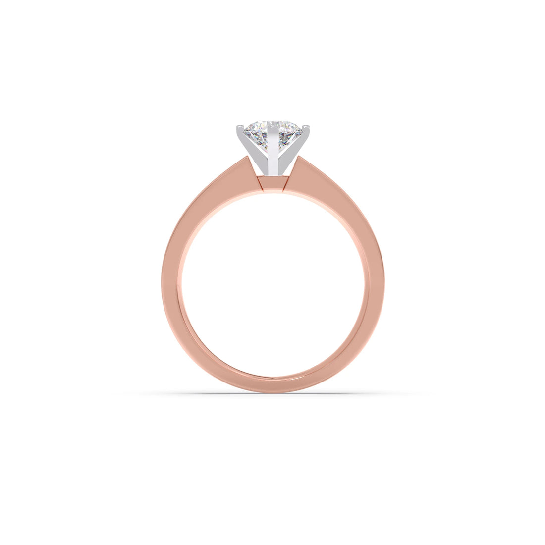 Men's Two-Tone Solitaire Engagement Ring