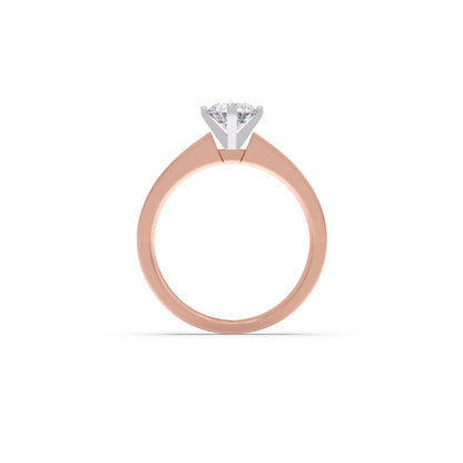 Men's Two-Tone Solitaire Engagement Ring