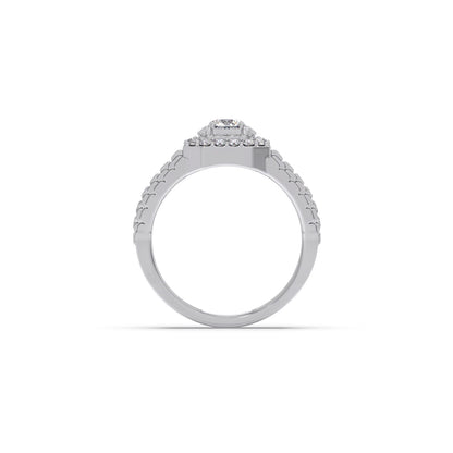 Men’s Square Cluster Diamond Ring