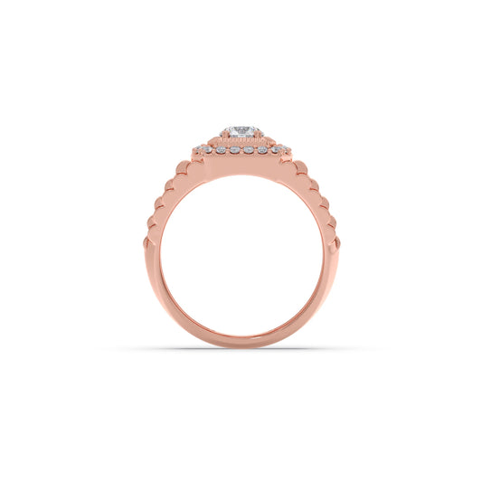 Men’s Bold Square LGD Wedding Band