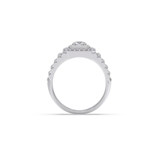 Men’s Bold Square LGD Wedding Band