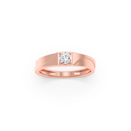 Men’s Classic Single Stone Band