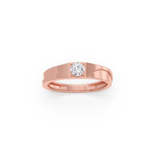 Men’s Classic Single Stone Band