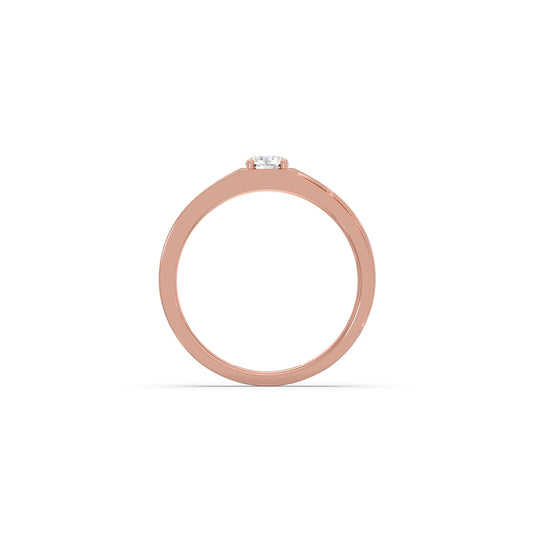 Men’s Classic Single Stone Band