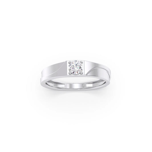 Men’s Classic Single Stone Band