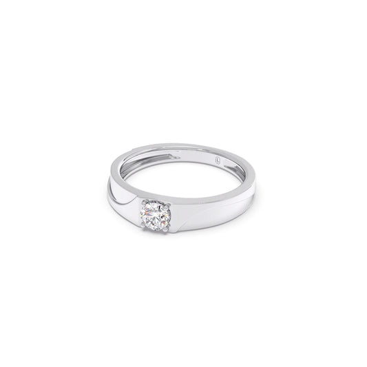 Men’s Classic Single Stone Band