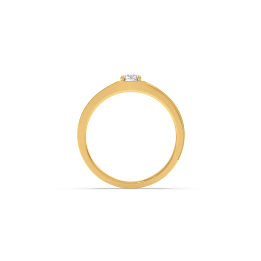 Men’s Classic Single Stone Band