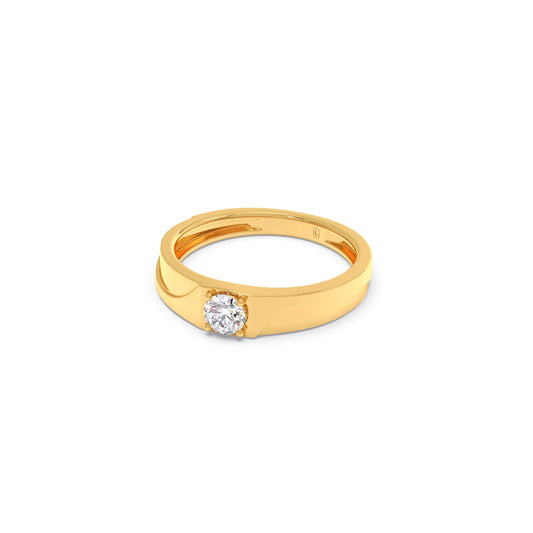 Men’s Classic Single Stone Band
