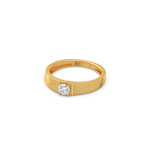 Men’s Classic Single Stone Band