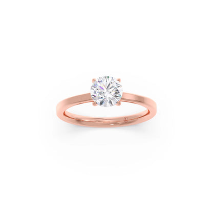 Round Solitaire Engagement Ring – 6.50 MM