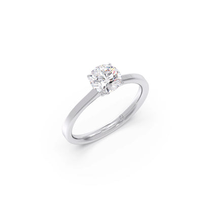 Round Solitaire Engagement Ring – 6.50 MM