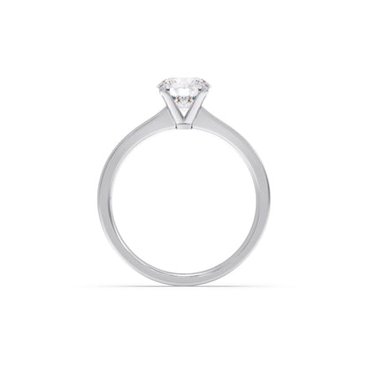 Round Solitaire Engagement Ring – 6.50 MM