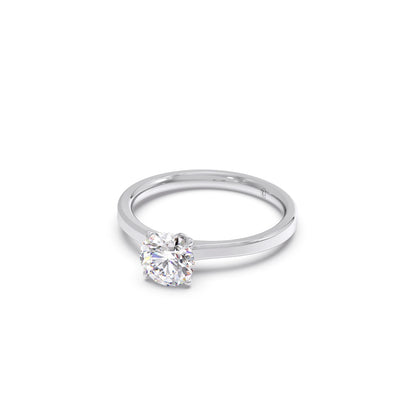 Round Solitaire Engagement Ring – 6.50 MM