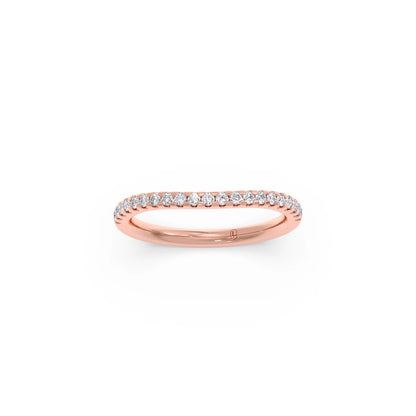 Three-Stone Engagement Ring with Accent Diamonds