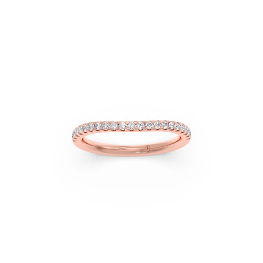 Three-Stone Engagement Ring with Accent Diamonds