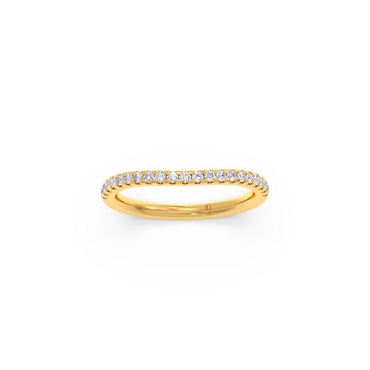 Three-Stone Engagement Ring with Accent Diamonds