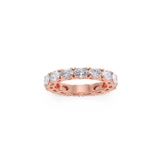 Oval Cut Eternity Band – 4.30 MM