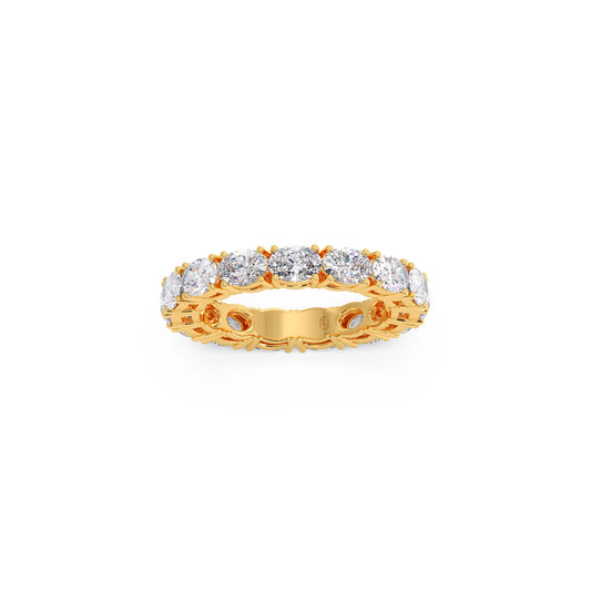 Oval Cut Eternity Band – 4.30 MM