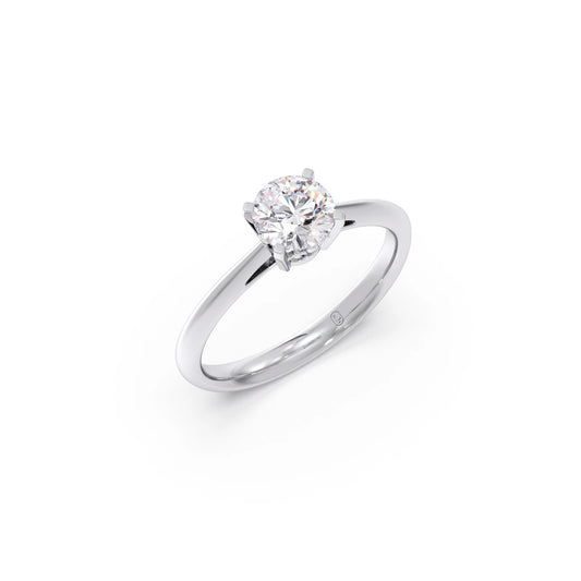 4 Prong Round Solitaire Engagement ring-6mm