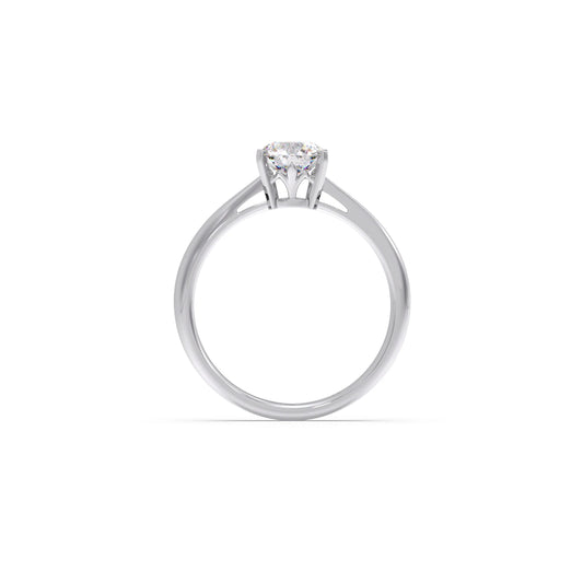 4 Prong Round Solitaire Engagement ring-6mm