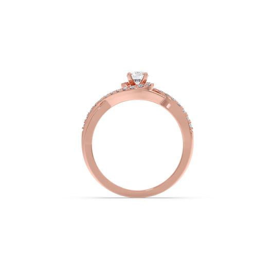 Round-Cut Solitaire Engagement Ring