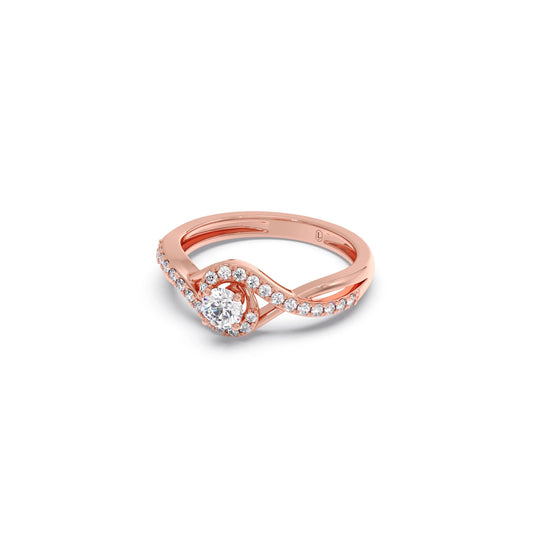 Round-Cut Solitaire Engagement Ring