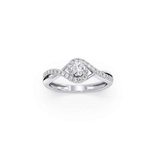 Round-Cut Solitaire Engagement Ring