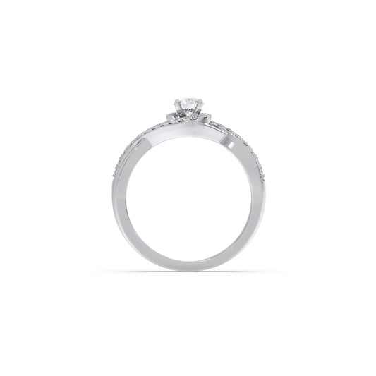 Round-Cut Solitaire Engagement Ring